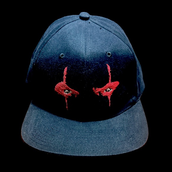 THE CROW CITY OF ANGELS ‘Eyes’ Men’s Baseball Cap Low-Crown Black Snapback - Picture 2 of 4